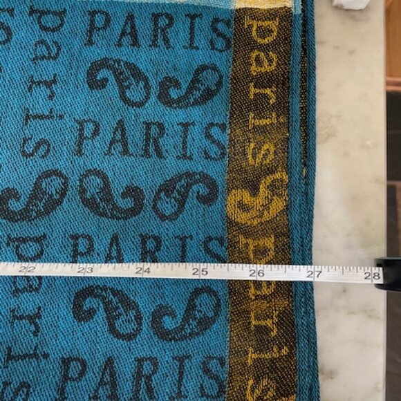 A&A Pashmina Cashmere Paris Large Oblong Shawl Wrap - Picture 16 of 16